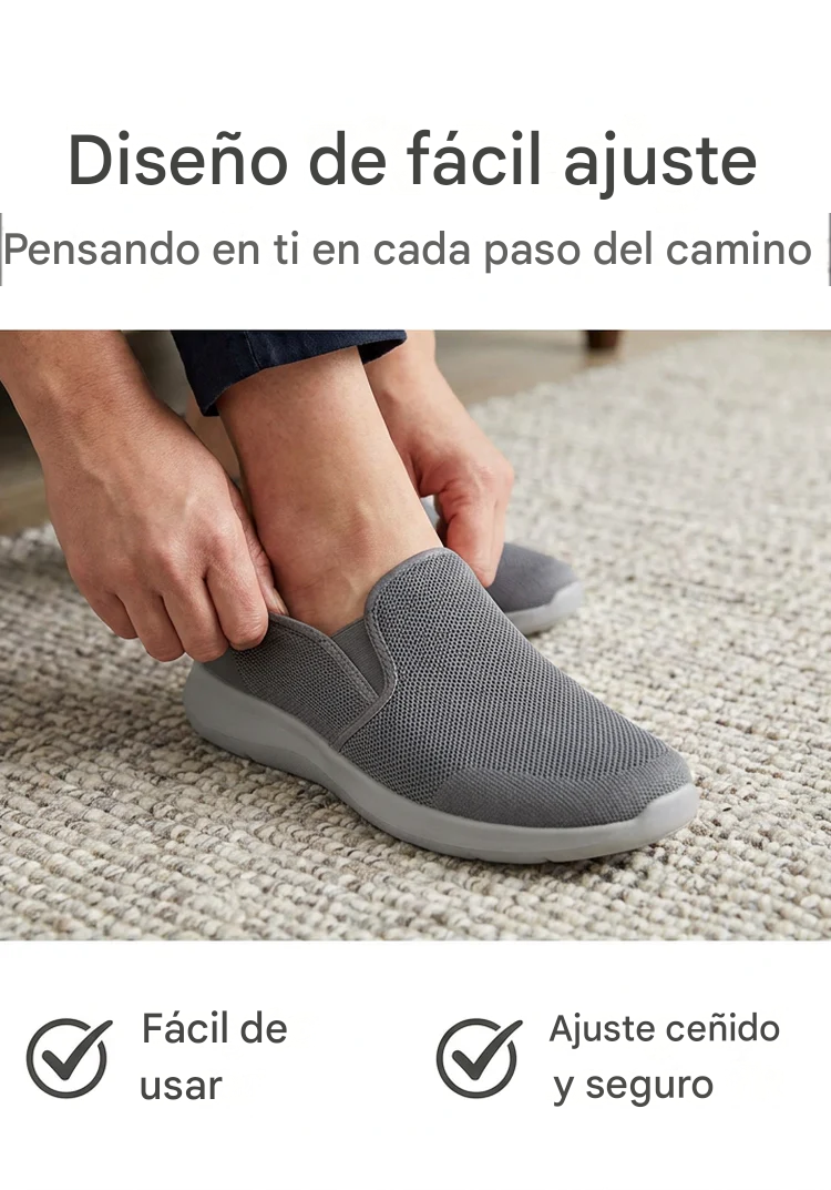 PodiFlex™ - Zapatillas Ortopédicas Transpirables Sin Cordones Para hombre