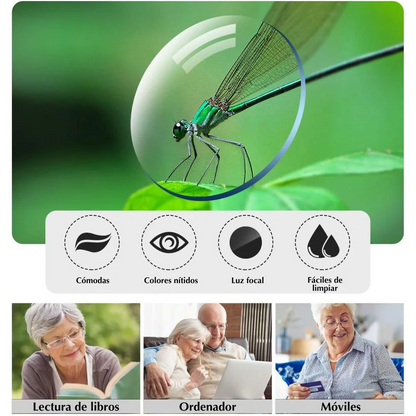 OPTI FOCUS LENS™ - Gafas Multifocales con Protección Contra Luz Azul