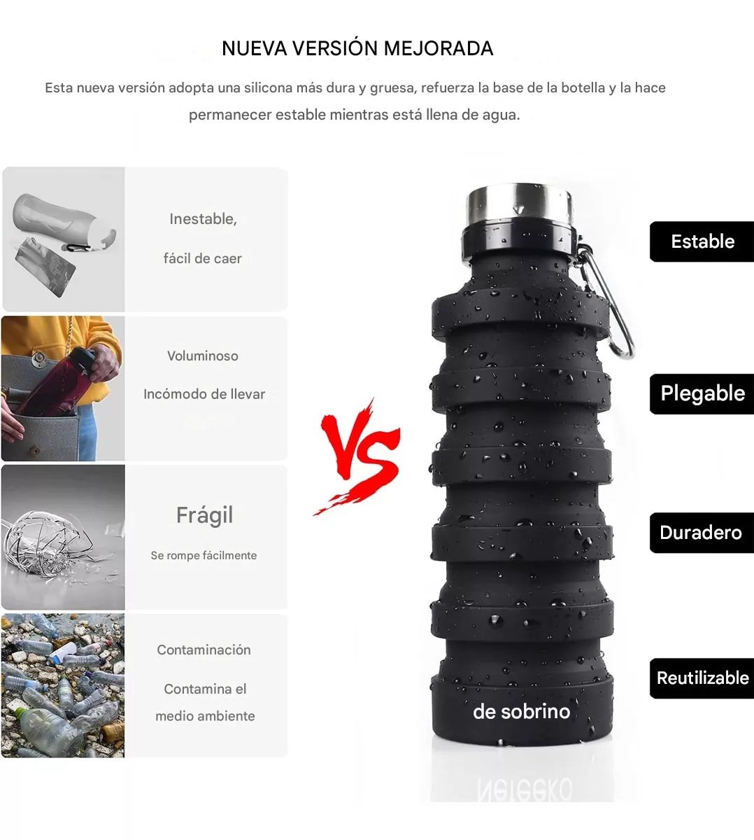 HydroFlex™ Bottle - Botella Plegable
