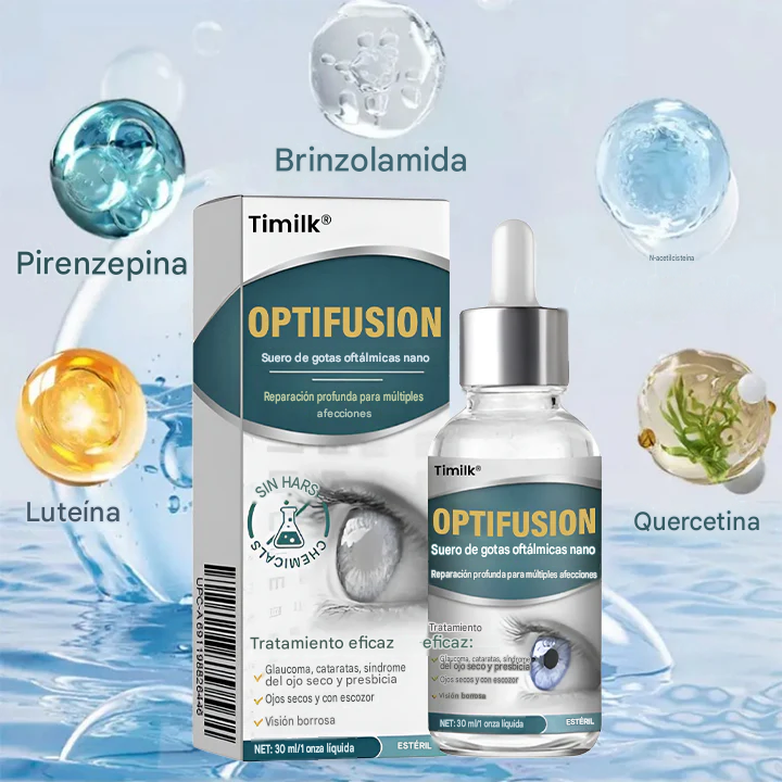 OptiFusion Nano - Suero oftalmológico en gotas para la restauración de la visión