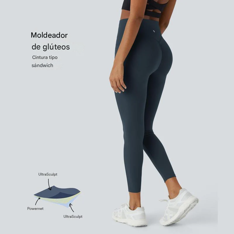 Pantalón Leggin Adelgazantes De Cintura Alta Levantan Glúteos