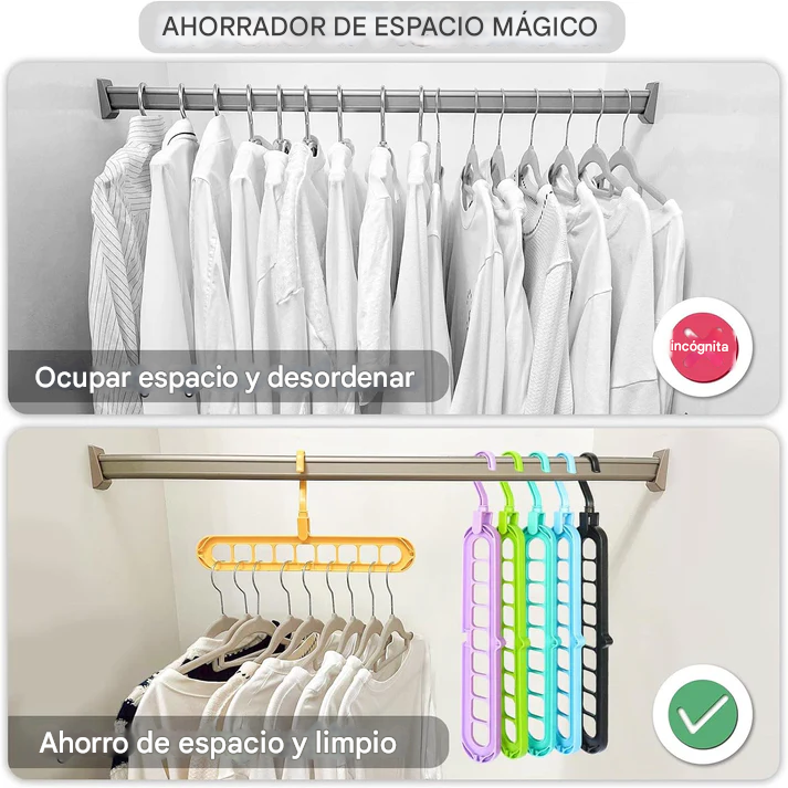¡PROMOCIÓN! Organizador de Closet Mágico (Set x 3 - 6 - 12 - 24)