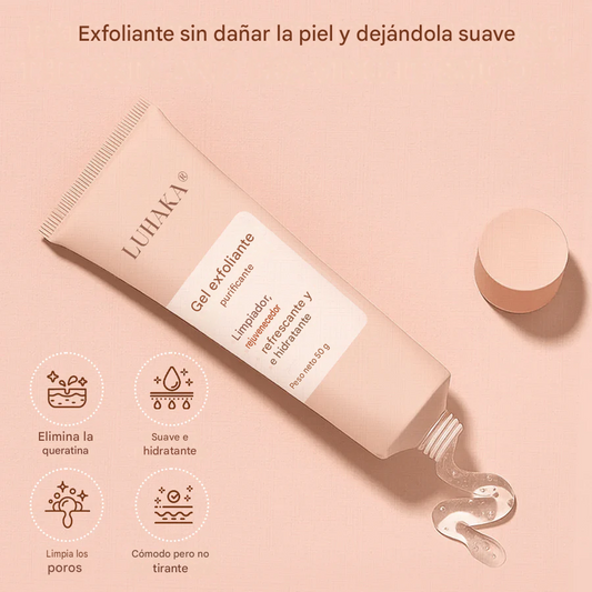 Luhaka® Gel Exfoliante Purificante ACE 3 Para Acantosis Nigricans, Exfoliación, Manchas Oscuras, Acrocordones y Eczema