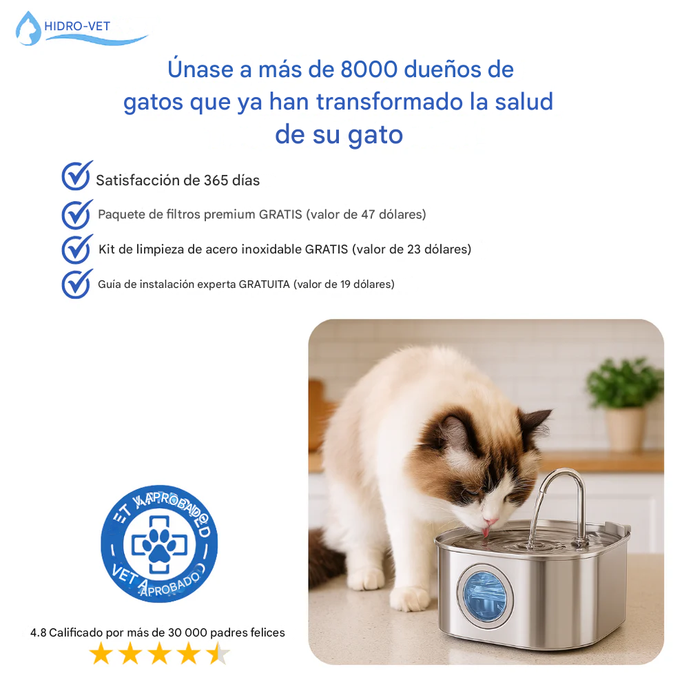 Hydro-Vet  -  Fuente Para Gatos