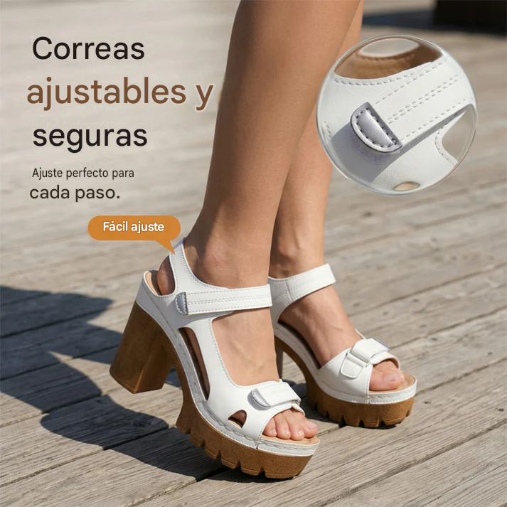 LUREX™ Sandalias De Plataforma De Una Sola Tira
