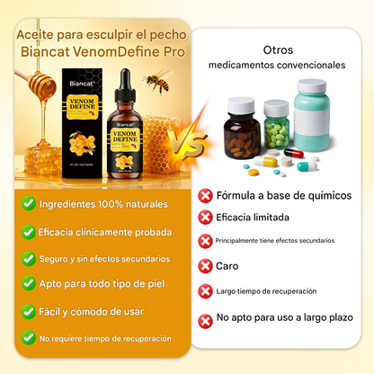 💪 Aceite Esculpidor De Pecho - VenomDefine Pro 🐝