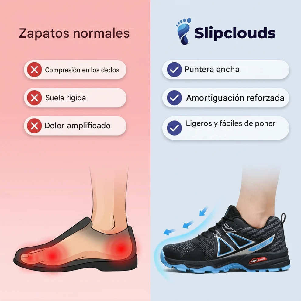 TerraPro – Zapatos Ortopédicos Cómodos Para Caminar Para Hombre