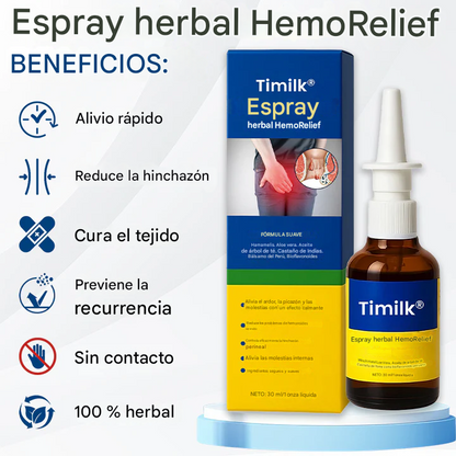 Timilk® - Spray Herbal Para Hemorroides
