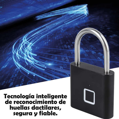 Candado Inteligente Con Huella Digital Recargable | Seguridad Inteligente