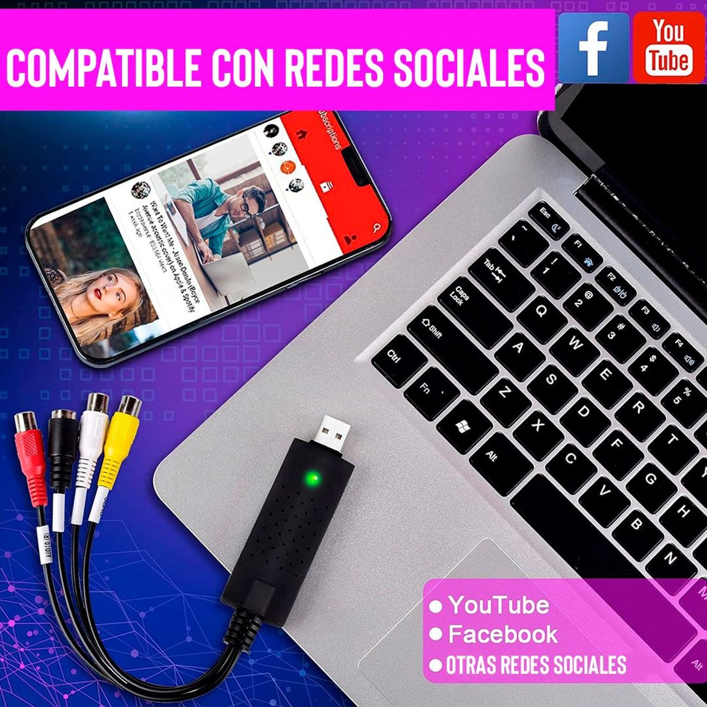 FusionCapture™ - Convertidor Digital de Video y Audio USB