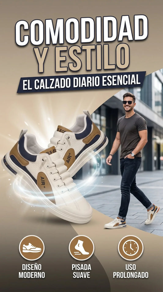 Zapatillas Metro Air - Diseño Urbano, Pisada Suave